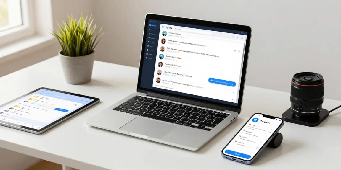 Engage with Telegram Download across devices in a modern workspace with seamless messaging.