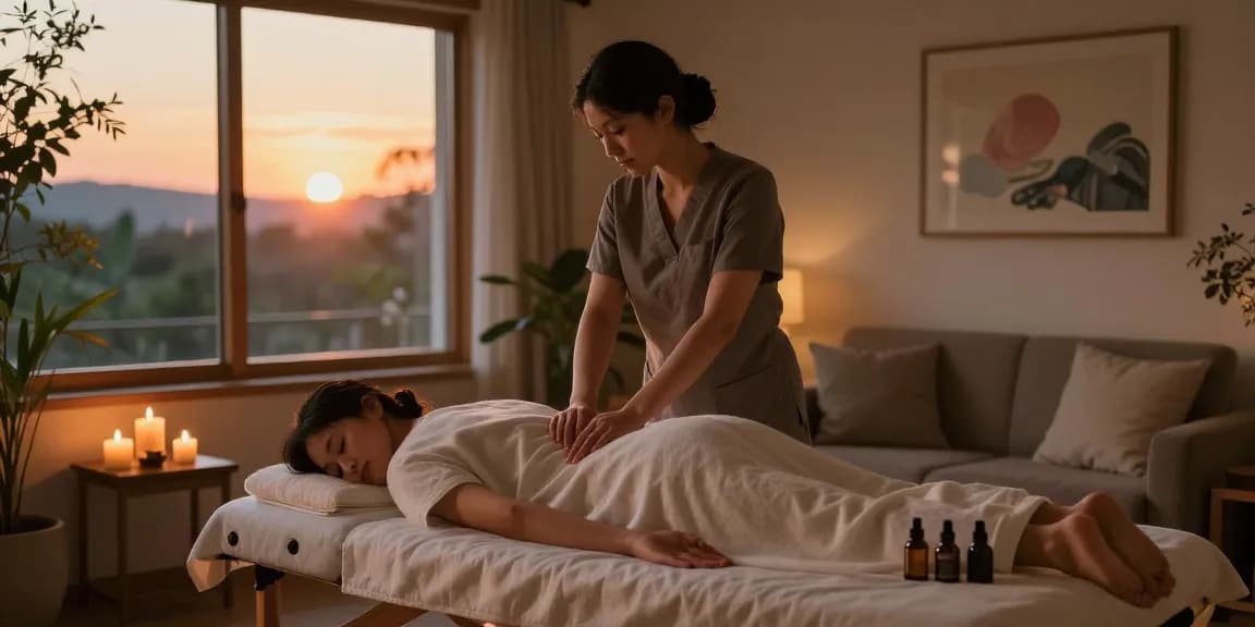 Experience relaxing 용인출장안마 in a tranquil home setting with a professional massage therapist.