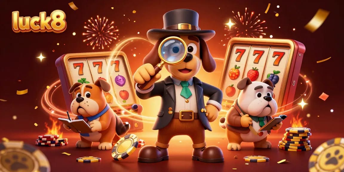 Win big with luck8-themed casino adventure featuring a detective solving poker mysteries.