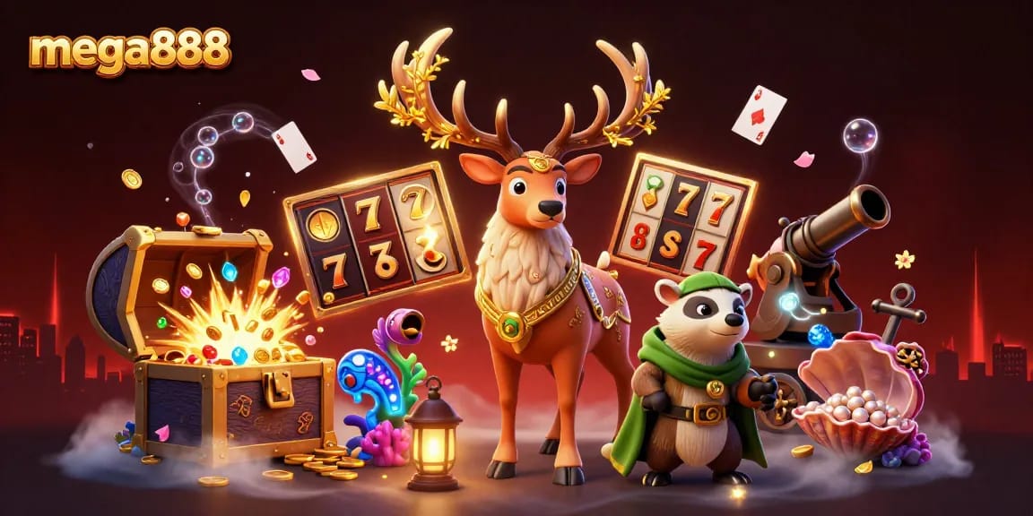 Experience thrilling gameplay with mega888's vibrant slots and rich 3D casino visuals.