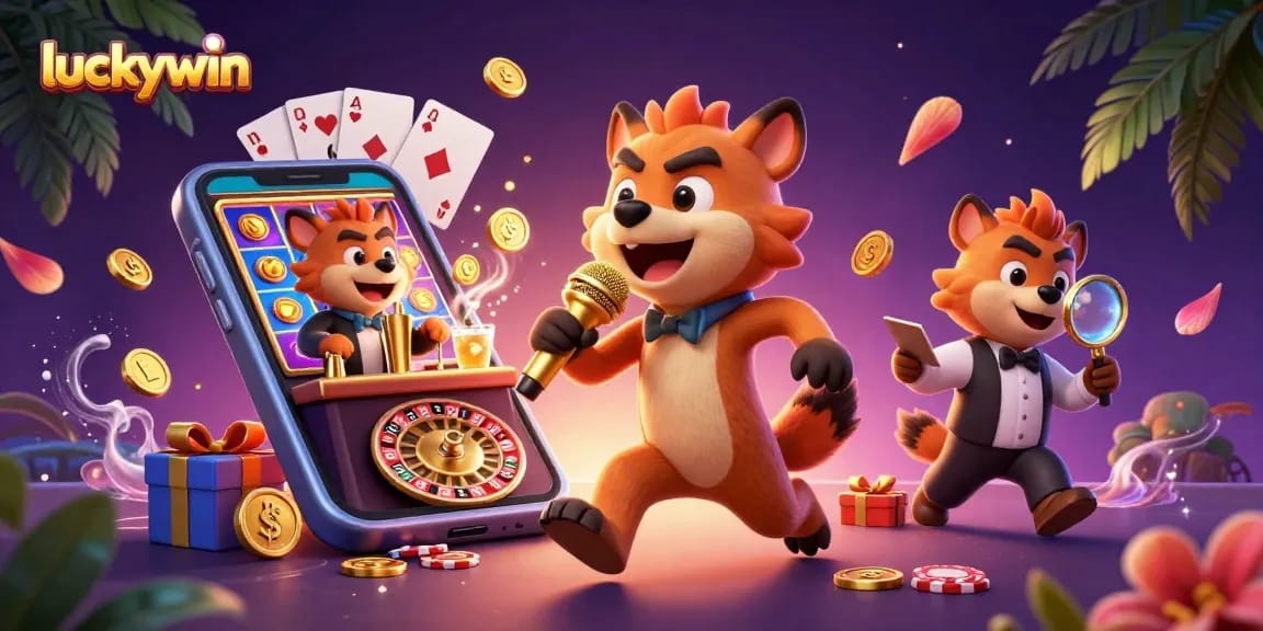 Engage with luckywin's thrilling gaming experience, featuring vibrant casino action like slots and jackpots.