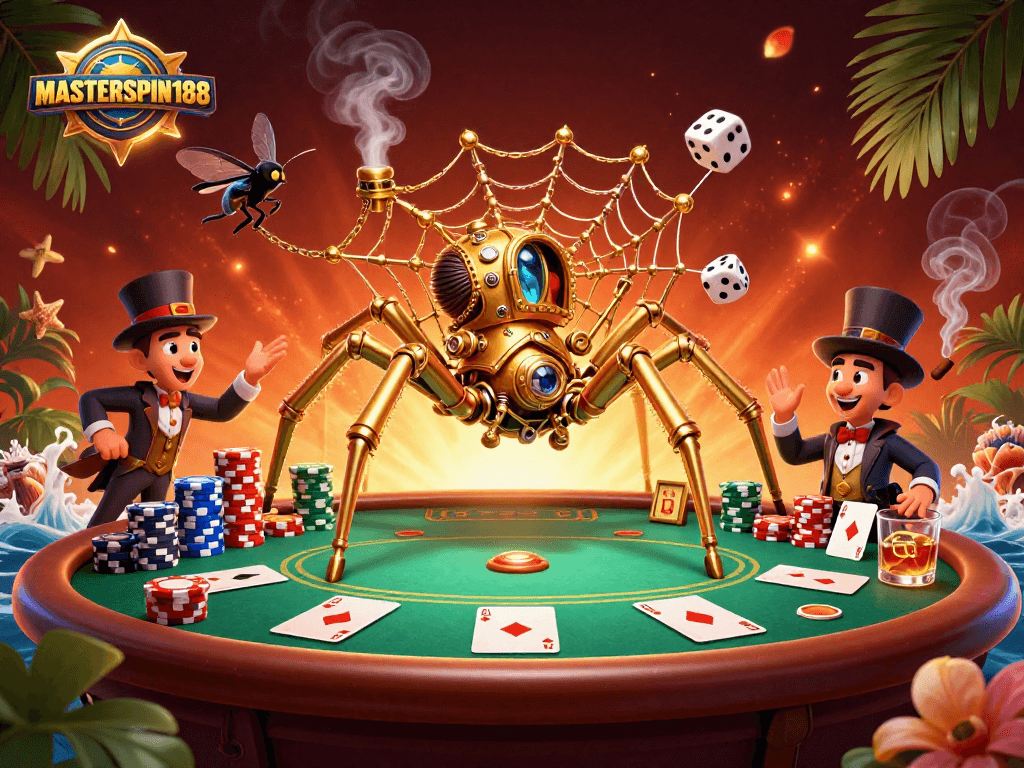 Engage with MASTERSPIN188’s thrilling casino action in a steampunk world