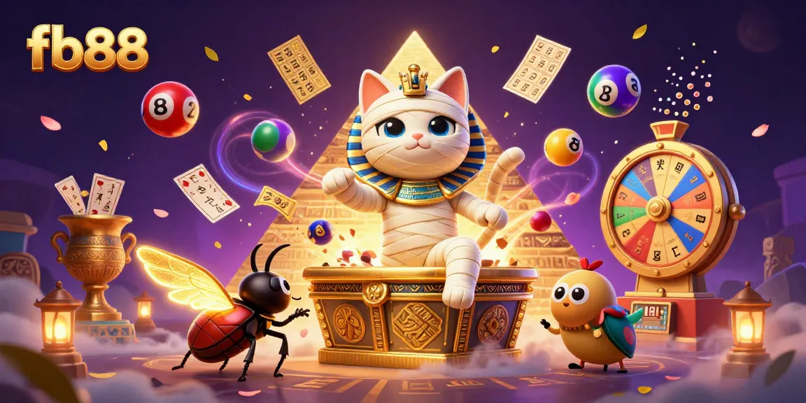 Experience thrilling casino action with fb88 in this vibrant 3D illustration of a pyramid casino.