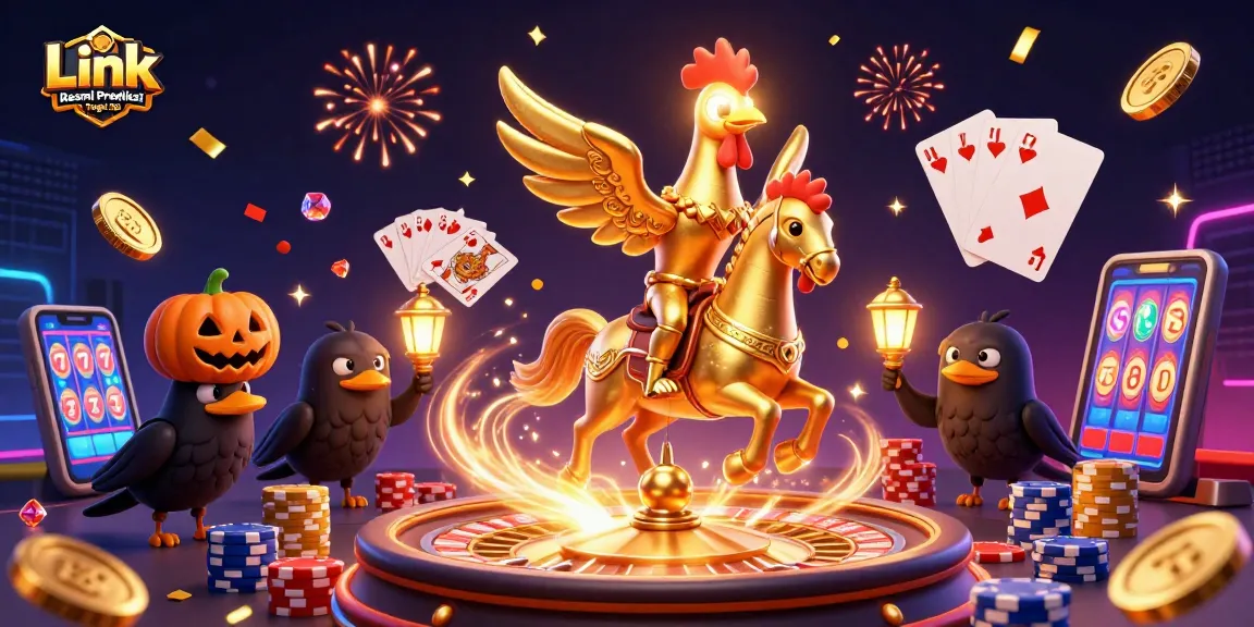 Win big with Link Resmi Prediksi Togel 5D in a vibrant midnight casino filled with action.