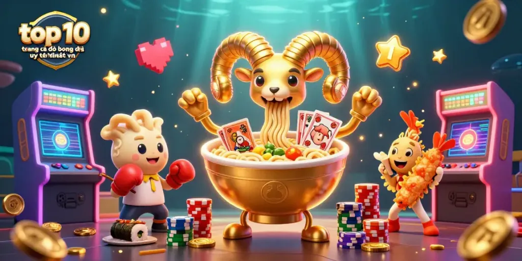 top 10 trang cá độ bóng đá uy tín nhất Việt Nam với những nhân vật hoạt hình 3D đầy màu sắc và trò chơi vui nhộn