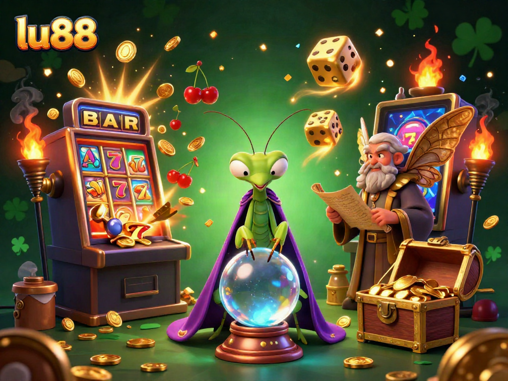 Experience thrilling moments at lu88 casino with vibrant visuals, slot machines, and animations.
