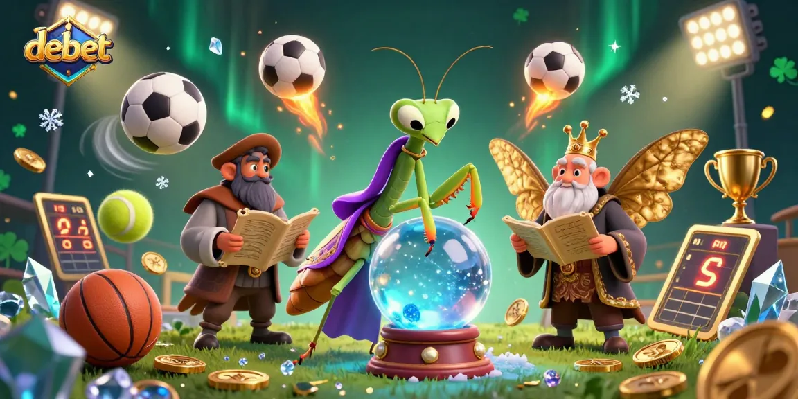 Engage with debet insights on thrilling sports betting experiences in a vivid 3D illustration.