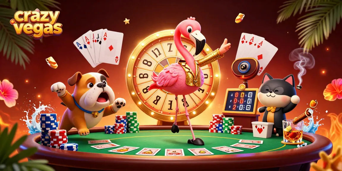 Engage in thrilling gameplay at crazyvegas with vibrant casino characters and dynamic elements.