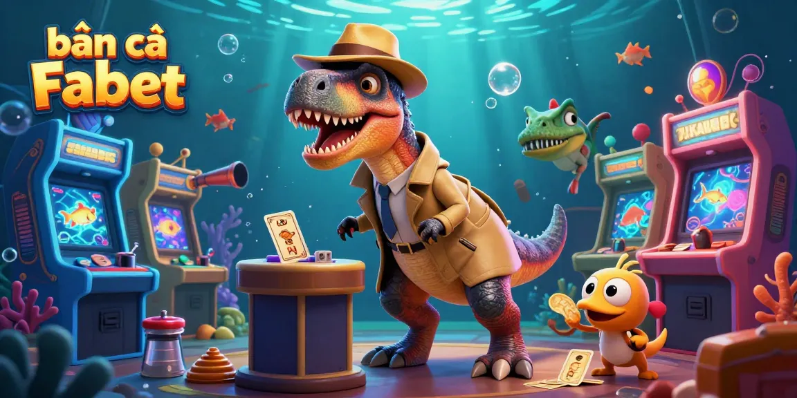 bắn cá Fabet gameplay with a velociraptor at the fish shooting arcade, seizing the chips with thrilling action.