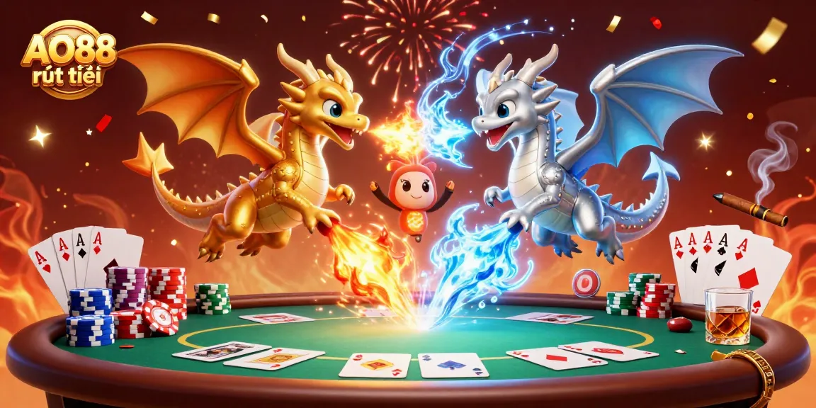 Experience AO88 rút tiền with thrilling gaming action featuring dynamic poker elements and vibrant characters.