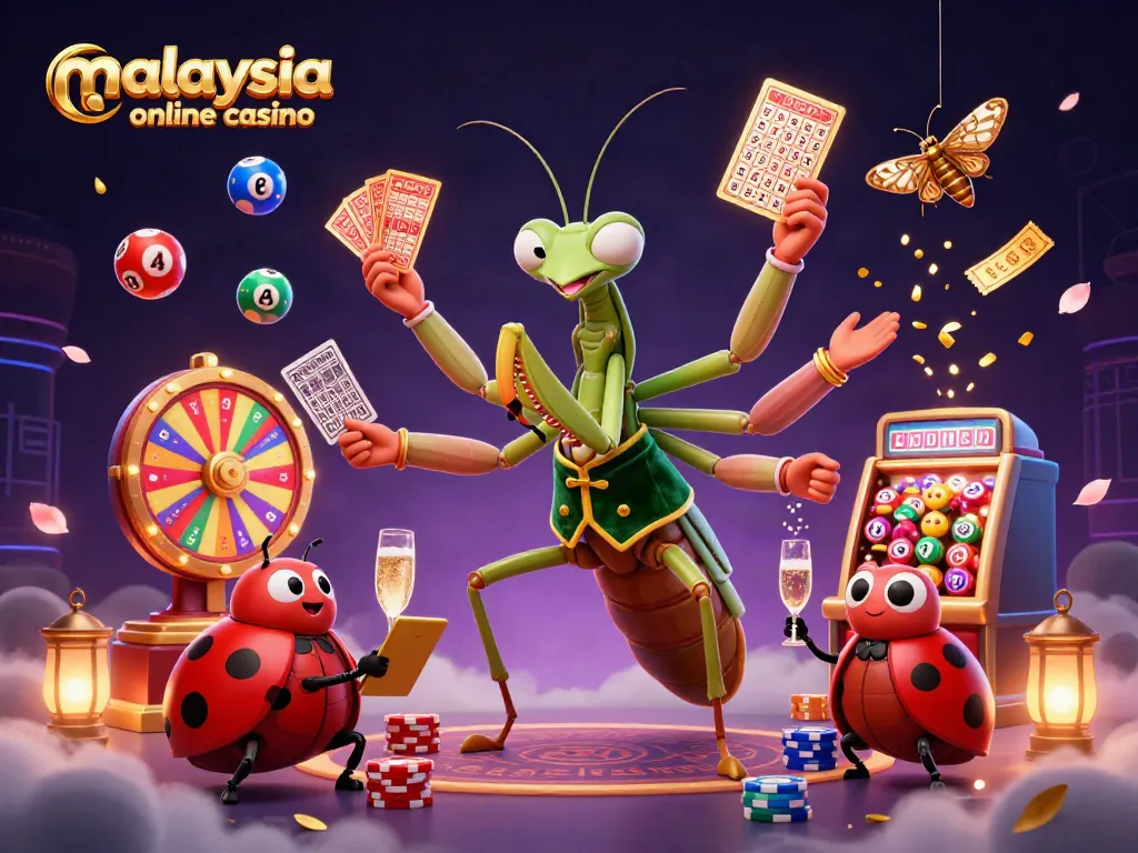 Experience thrilling gameplay at a malaysia online casino with vibrant characters and dynamic lottery action.
