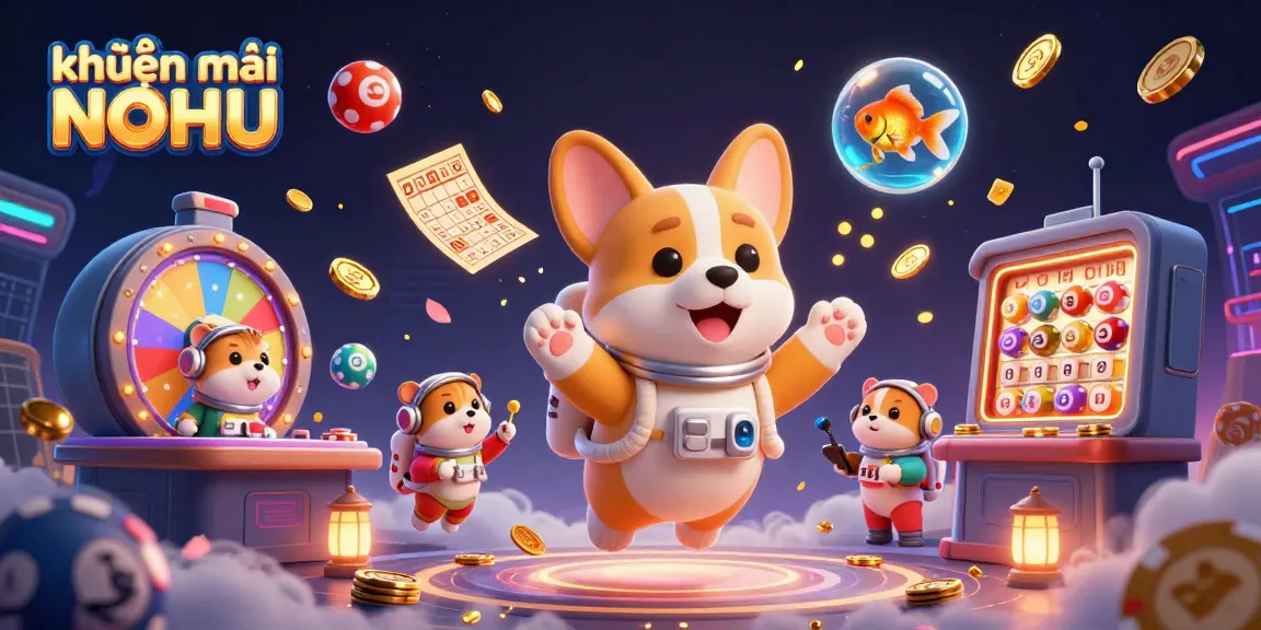 Play exciting games with the latest khuyến mãi NOHU bonuses while floating in a vibrant digital casino.