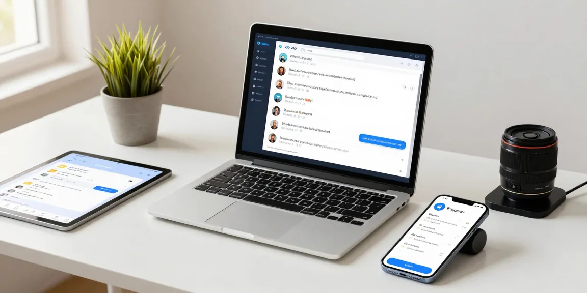 Engage with Telegram Download across devices in a modern workspace with seamless messaging.
