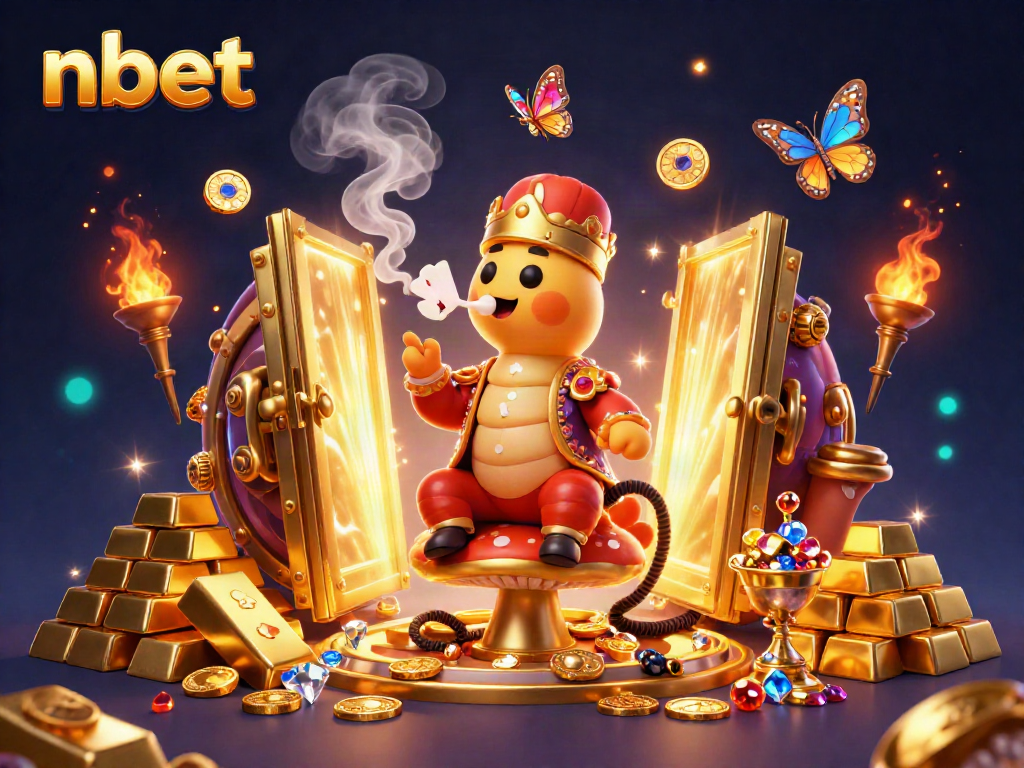Experience nbet's thrilling atmosphere with a vibrant 3D illustration showcasing casino elements.