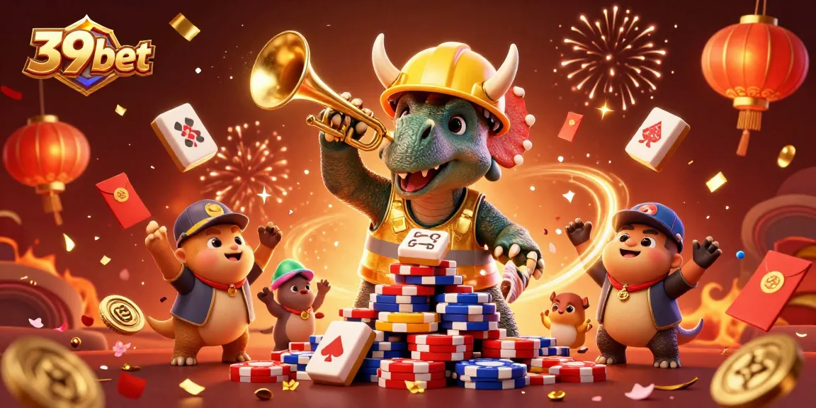 Celebrate big wins with 39bet's vibrant gaming scene and festive atmosphere.