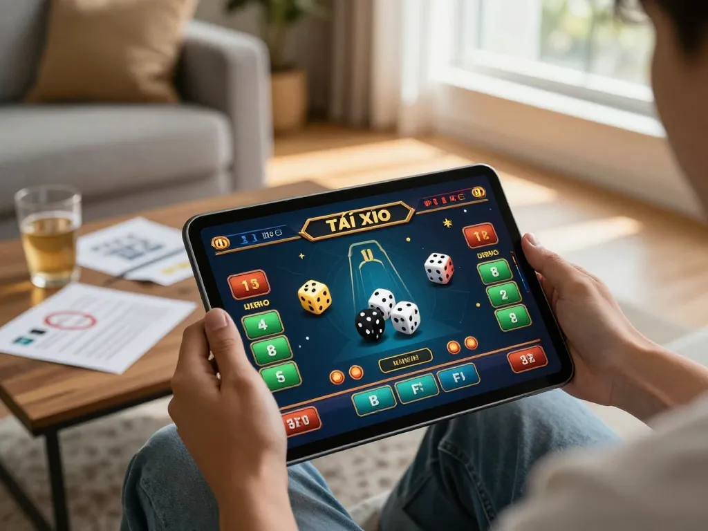 Engaging in Tài Xỉu online at home using taixiuonline8 to maximize betting strategies.
