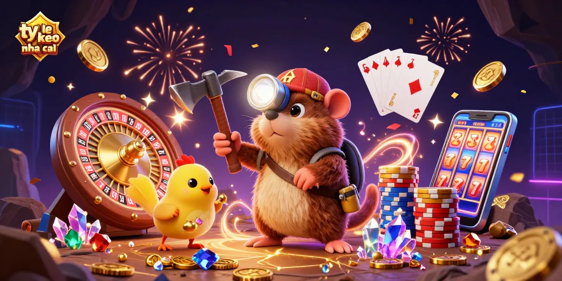 Engage in thrilling gameplay with ty le keo nha cai and enjoy the excitement of cascading coins and vibrant gems.