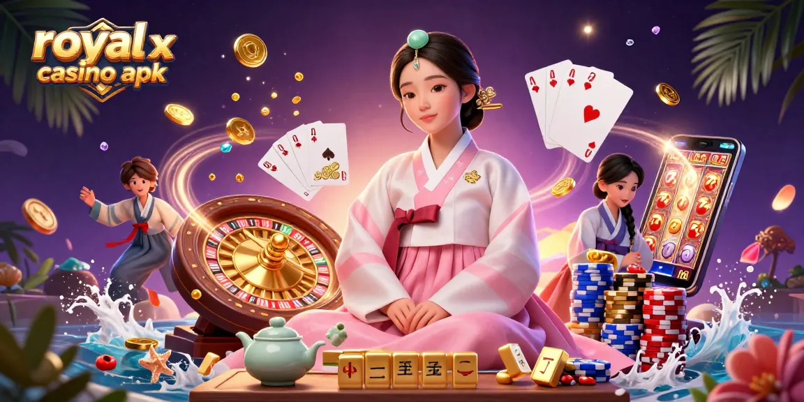 Engage with the royal x casino apk for an immersive gaming experience amidst cascading coins and sparkling gems.