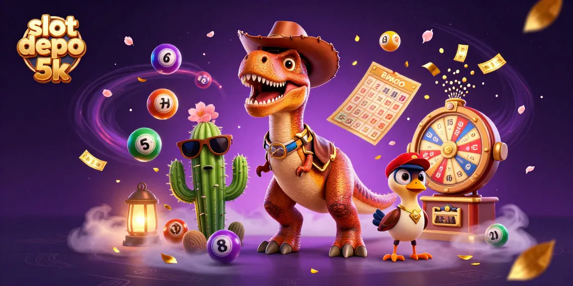 Experience thrilling gameplay with slot depo 5k in a vibrant and dynamic casino scene.