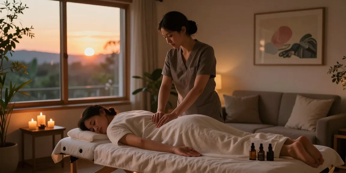 Experience relaxing 용인출장안마 in a tranquil home setting with a professional massage therapist.
