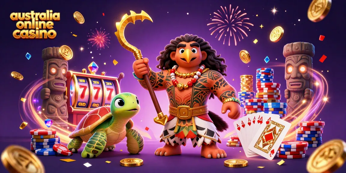 Engage with the vibrant atmosphere of australia online casino featuring charming characters and gaming elements.