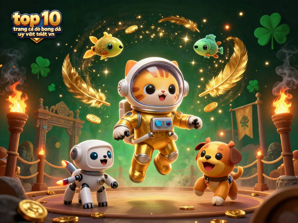 Top 10 trang cá độ bóng đá uy tín nhất vn với hình ảnh trọng tài và sân cỏ vòng quanh.