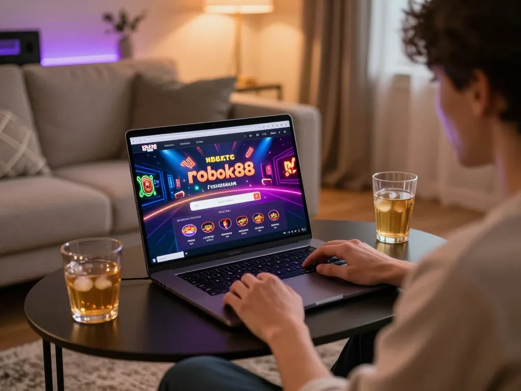 Engage with rokok88 login for exciting online gaming in a cozy setup with stylish decor.