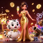 Experience bybit registration with a glamorous online crypto theme featuring engaging characters and vibrant elements.
