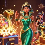 Engage in thrilling gameplay with nra travel showcasing a glamorous 3D casino scene.