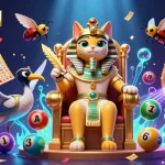Win exciting prizes with tikus4d as colorful lottery balls, golden tickets, and dynamic casino elements fill the scene.
