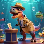 bắn cá Fabet gameplay with a velociraptor at the fish shooting arcade, seizing the chips with thrilling action.