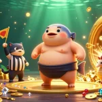 Experience GG 88 thrills with an animated scene of casino treasures and fun characters.