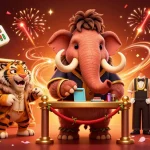 Join the excitement at MM99 with a vibrant 3D casino illustration showcasing fun characters.