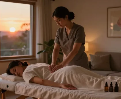 Experience relaxing 용인출장안마 in a tranquil home setting with a professional massage therapist.